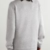 Oversized Metallic Knitted Sweater - BK