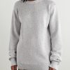Oversized Metallic Knitted Sweater - FR