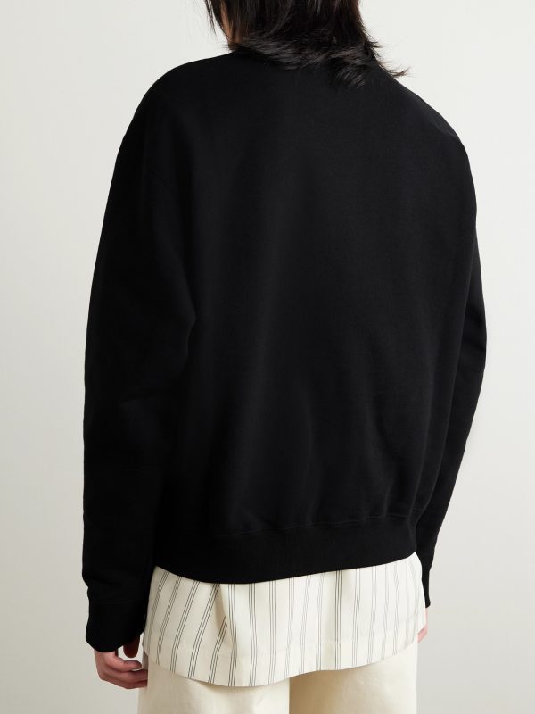 + Logo-Print Cotton-Jersey Sweatshirt - BK