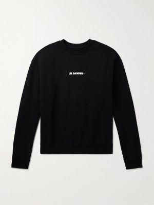 + Logo-Print Cotton-Jersey Sweatshirt