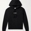 + Logo-Print Cotton-Jersey Hoodie