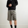 + Logo-Print Cotton-Jersey Hoodie - OU