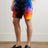 Straight-Leg Logo-Appliquéd Jacquard-Knit Cotton-Blend Terry Shorts - FR