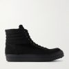 Vintage Suede-Trimmed Canvas High-Top Sneakers Vintage Suede-Trimmed Canvas High-Top Sneakers