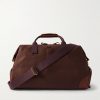 Weekender Leather-Trimmed Cotton-Canvas Holdall Weekender Leather-Trimmed Cotton-Canvas Holdall
