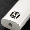 Logo-Cutout Sterling Silver Lighter Holder - CU