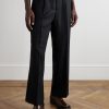 Borrowed Straight-Leg Pleated Wool Trousers - FR Borrowed Straight-Leg Pleated Wool Trousers - FR