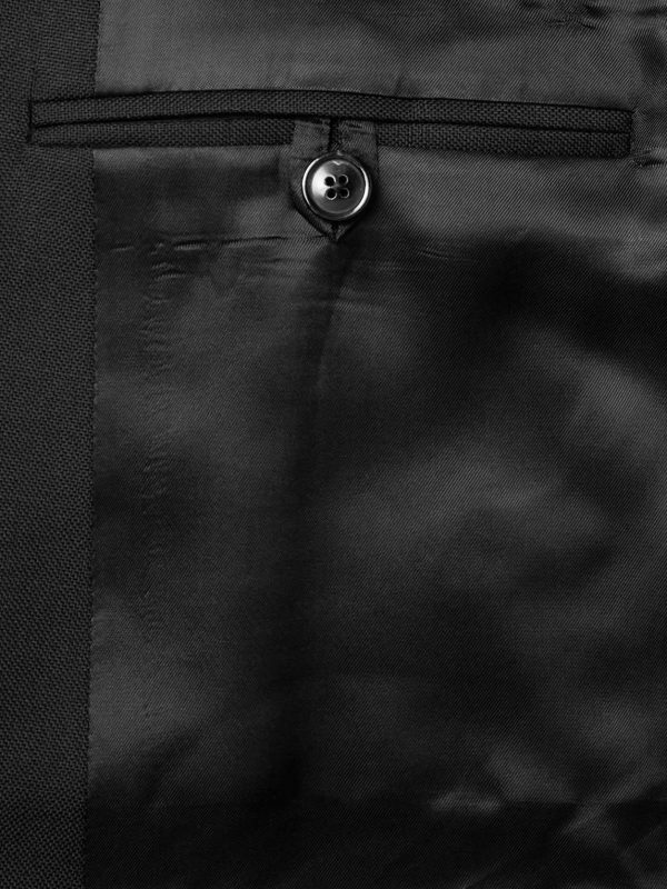 Double-Breasted Unstructured Wool Blazer - E1 Double-Breasted Unstructured Wool Blazer - E1