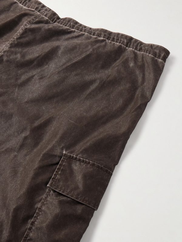 Way Straight-Leg Shell Drawstring Cargo Trousers - CU Way Straight-Leg Shell Drawstring Cargo Trousers - CU