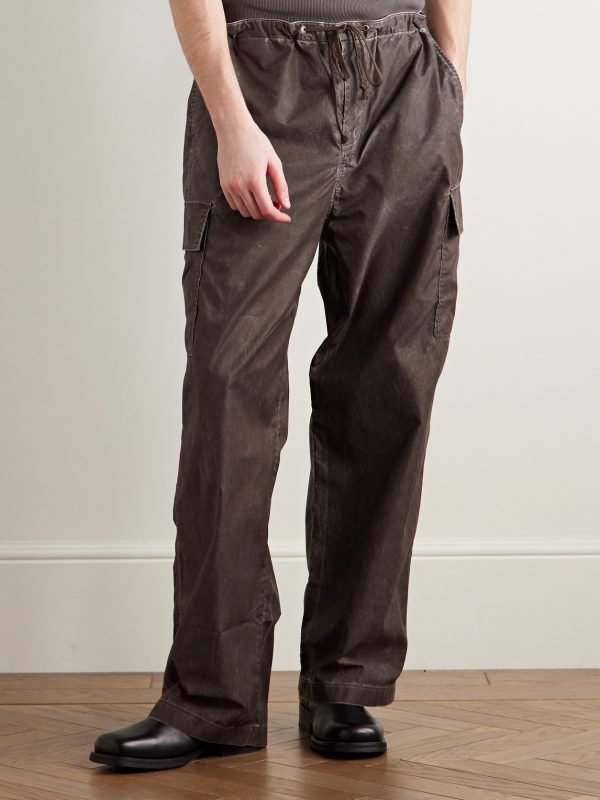 Way Straight-Leg Shell Drawstring Cargo Trousers - FR Way Straight-Leg Shell Drawstring Cargo Trousers - FR