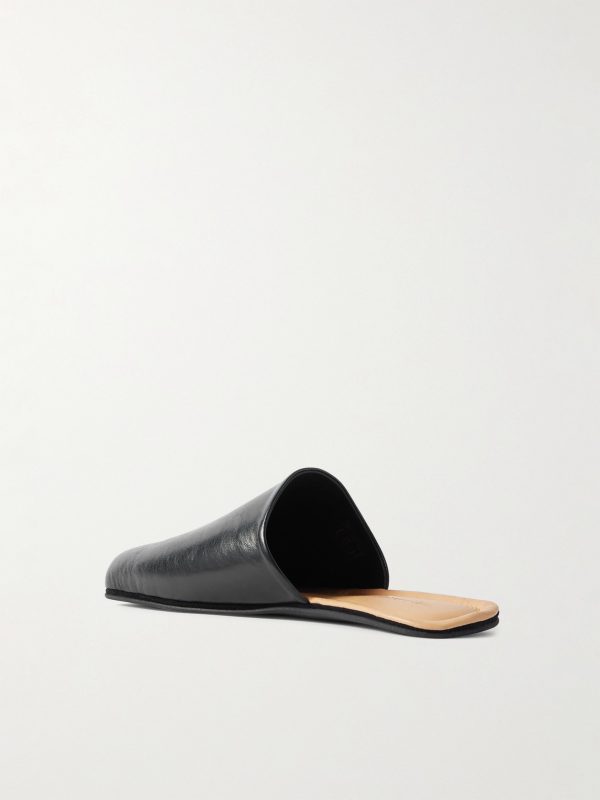 Cigarr Leather Mules - BK Cigarr Leather Mules - BK