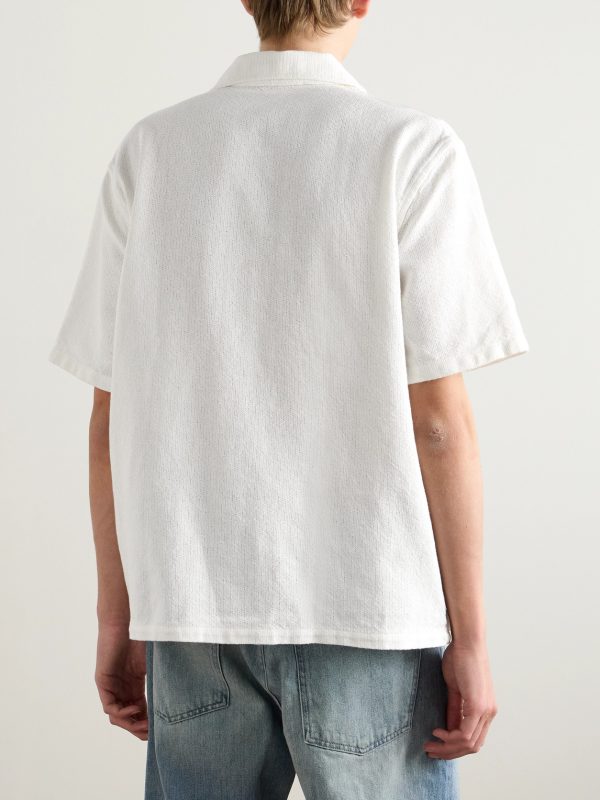Camp-Collar Cotton Shirt - BK Camp-Collar Cotton Shirt - BK