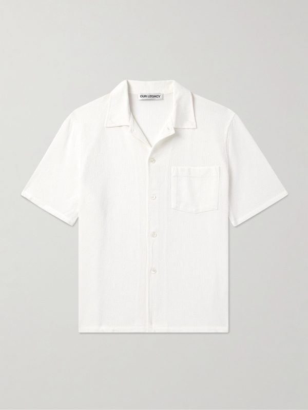 Camp-Collar Cotton Shirt Camp-Collar Cotton Shirt