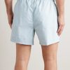Mid-Length Straight-Leg Swim Shorts - BK Mid-Length Straight-Leg Swim Shorts - BK