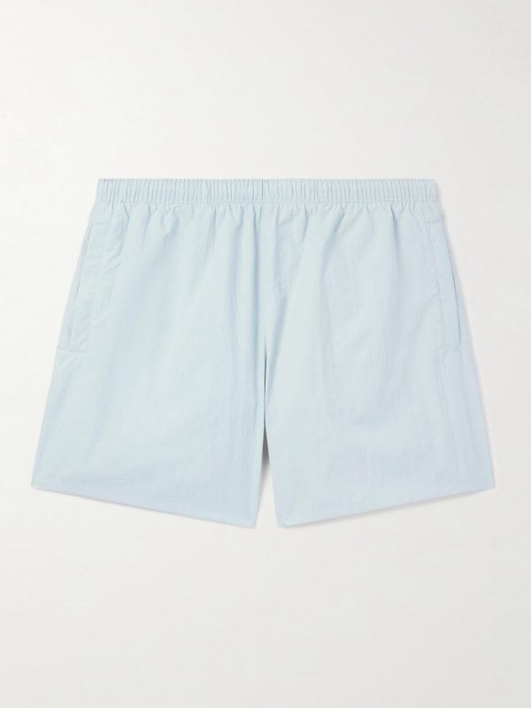 Mid-Length Straight-Leg Swim Shorts Mid-Length Straight-Leg Swim Shorts