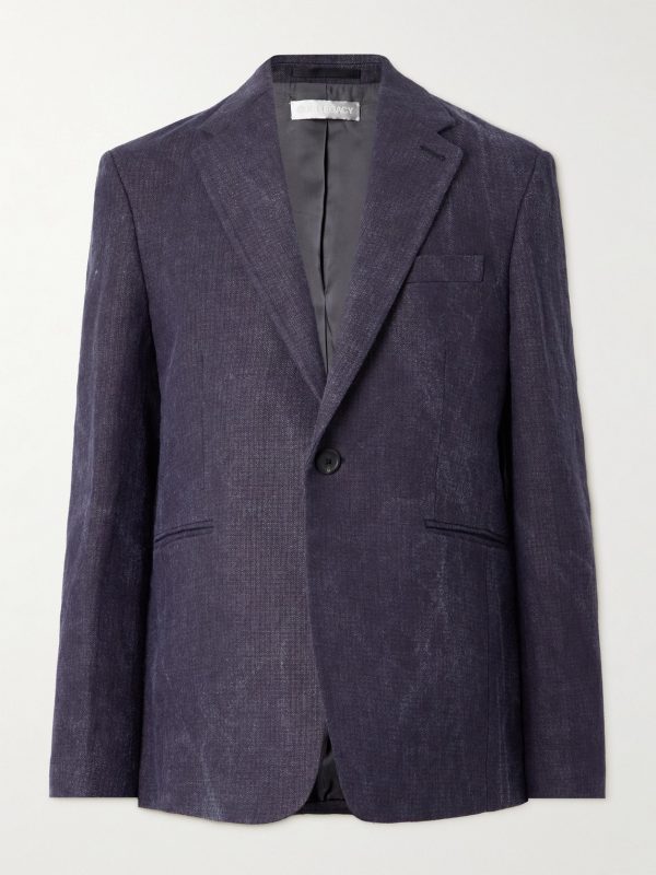 Shinjuku Oversized Textured-Linen Blazer Shinjuku Oversized Textured-Linen Blazer