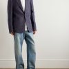 Shinjuku Oversized Textured-Linen Blazer - OU Shinjuku Oversized Textured-Linen Blazer - OU