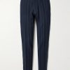 Philip Tapered Pinstriped Wool-Blend Seersucker Suit Trousers Philip Tapered Pinstriped Wool-Blend Seersucker Suit Trousers