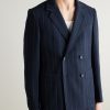 Slim-Fit Pinstriped Wool-Blend Seersucker Suit Jacket - FR Slim-Fit Pinstriped Wool-Blend Seersucker Suit Jacket - FR