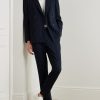 Slim-Fit Pinstriped Wool-Blend Seersucker Suit Jacket - OU Slim-Fit Pinstriped Wool-Blend Seersucker Suit Jacket - OU