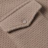 Waffle-Knit Cashmere Shirt - CU