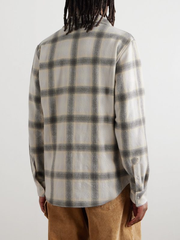 Moon Checked Cashmere Shirt - BK