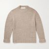 Cloud Embellished Cashmere-Blend Bouclé Sweater