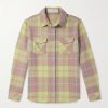 Earth Checked Cashmere Shirt Earth Checked Cashmere Shirt