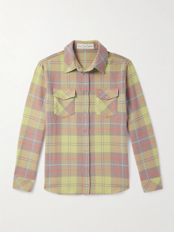 Earth Checked Cashmere Shirt Earth Checked Cashmere Shirt