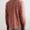 Flower Space-Dyed Cashmere Shirt - BK Flower Space-Dyed Cashmere Shirt - BK