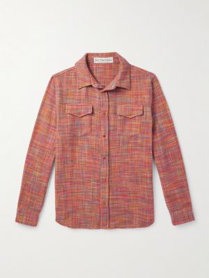 Flower Space-Dyed Cashmere Shirt Flower Space-Dyed Cashmere Shirt