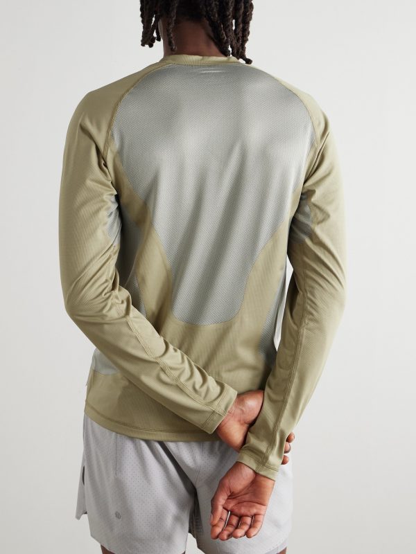 Logo-Print Recycled AuraLite™ Tech T-Shirt - BK