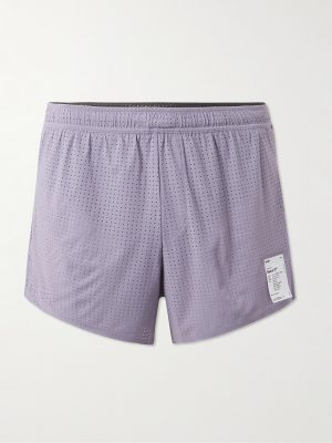 2.5" Straight-Leg Logo-Appliquéd Space‑O™Jersey Shorts 2.5" Straight-Leg Logo-Appliquéd Space‑O™Jersey Shorts