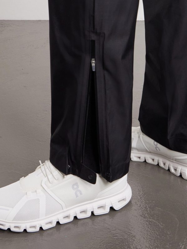 Straight-Leg Pertex® 3L Rain Logo-Appliquéd Recycled-Ripstop Trousers - E1