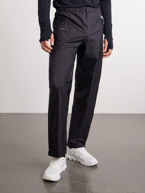 Straight-Leg Pertex® 3L Rain Logo-Appliquéd Recycled-Ripstop Trousers - FR
