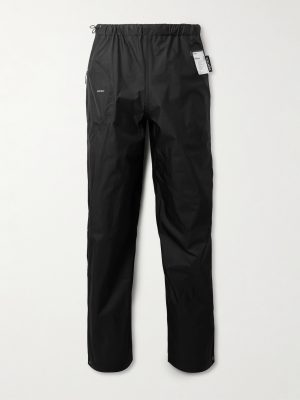 Straight-Leg Pertex® 3L Rain Logo-Appliquéd Recycled-Ripstop Trousers Straight-Leg Pertex® 3L Rain Logo-Appliquéd Recycled-Ripstop Trousers