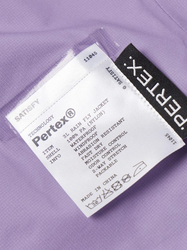 Rain Fly Hooded Logo-Printed PERTEX® Shield Air Jacket - CU