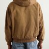 Cotton, Hemp and Silk-Blend Canvas Hooded Jacket - BK Cotton, Hemp and Silk-Blend Canvas Hooded Jacket - BK