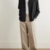 Convertible-Collar Silk and Cotton-Blend Shirt - OU