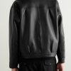 1st Type Full-Grain Leather Jacket - BK