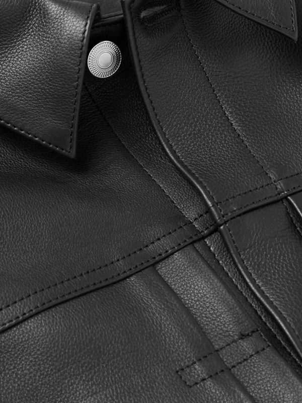 1st Type Full-Grain Leather Jacket - CU