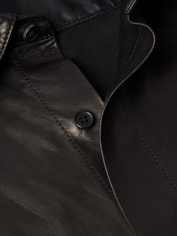 Leather Shirt Jacket - CU Leather Shirt Jacket - CU