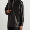 Leather Shirt Jacket - FR Leather Shirt Jacket - FR