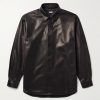 Leather Shirt Jacket Leather Shirt Jacket