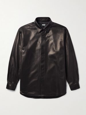 Leather Shirt Jacket Leather Shirt Jacket