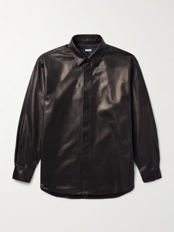 Leather Shirt Jacket Leather Shirt Jacket