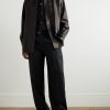 Leather Shirt Jacket - OU Leather Shirt Jacket - OU