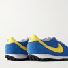 LD-1000 SP Suede and Leather-Trimmed Mesh Sneakers - BK LD-1000 SP Suede and Leather-Trimmed Mesh Sneakers - BK
