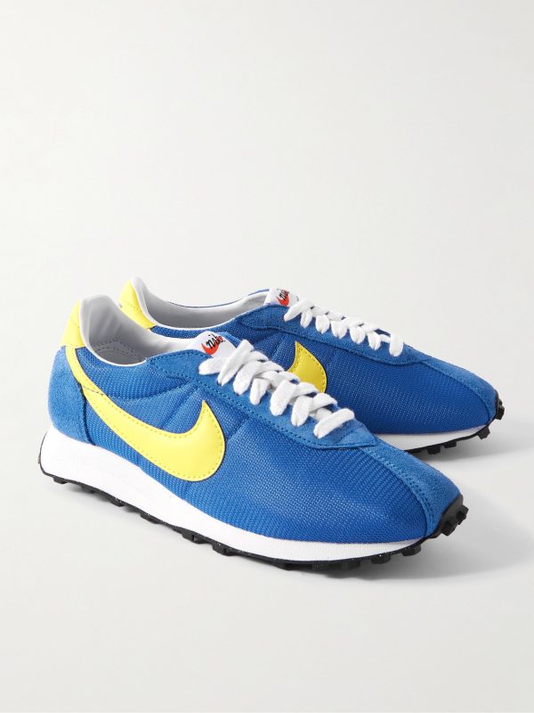 LD-1000 SP Suede and Leather-Trimmed Mesh Sneakers - FR LD-1000 SP Suede and Leather-Trimmed Mesh Sneakers - FR