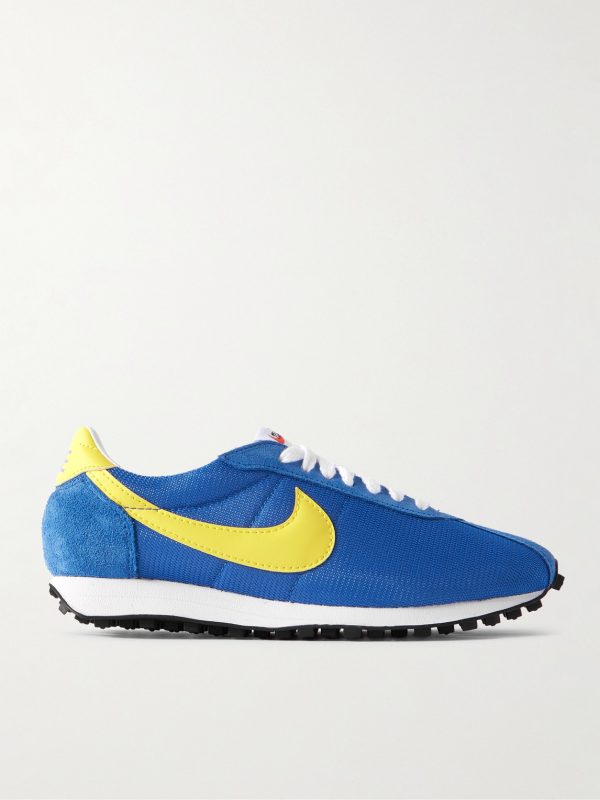 LD-1000 SP Suede and Leather-Trimmed Mesh Sneakers LD-1000 SP Suede and Leather-Trimmed Mesh Sneakers